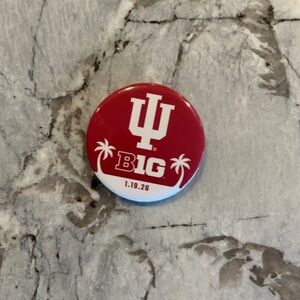 2025-2026 National Championship Indiana Hoosiers 2.25” Button CFP